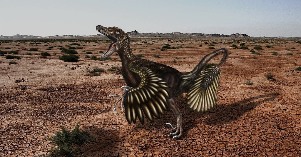 Velociraptor Mongoliensis Painting
