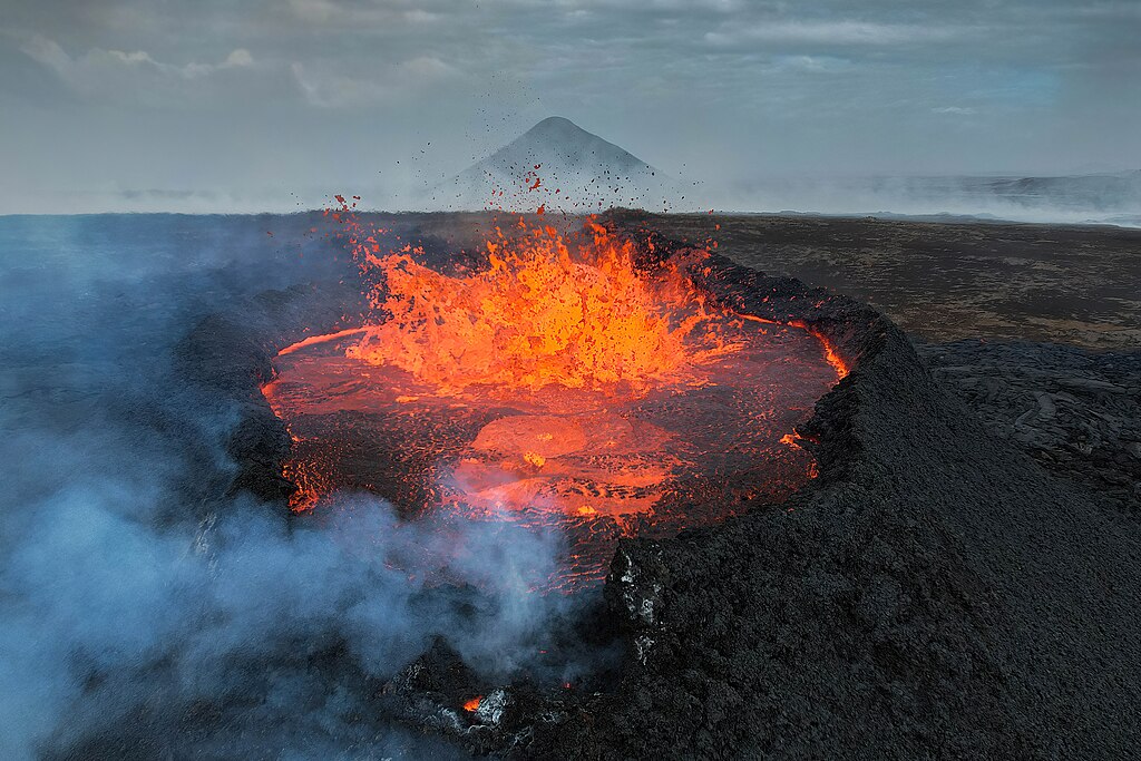 Volcano eruption