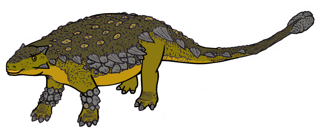This restoration was originally uploaded in 2009 as a restoration of the closely related dinosaur Saichania