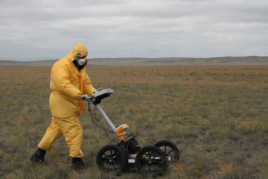 Using ground-penetrating radar to detect changes in underground structures.