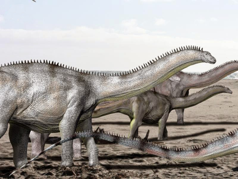 Life reconstruction of Brontosaurus excelsus