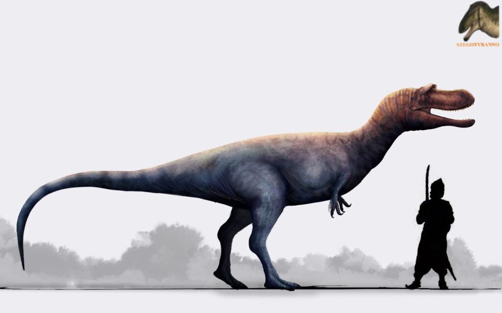 A dinosaur with massive size