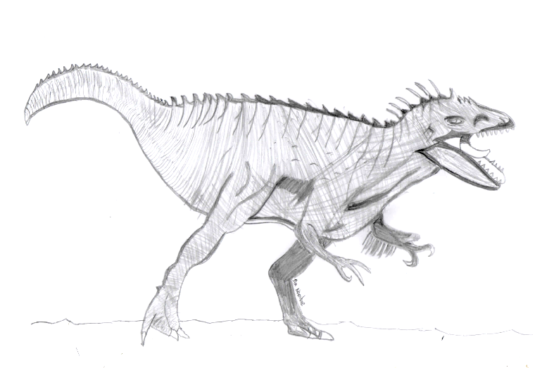 Indominus Rex drawing