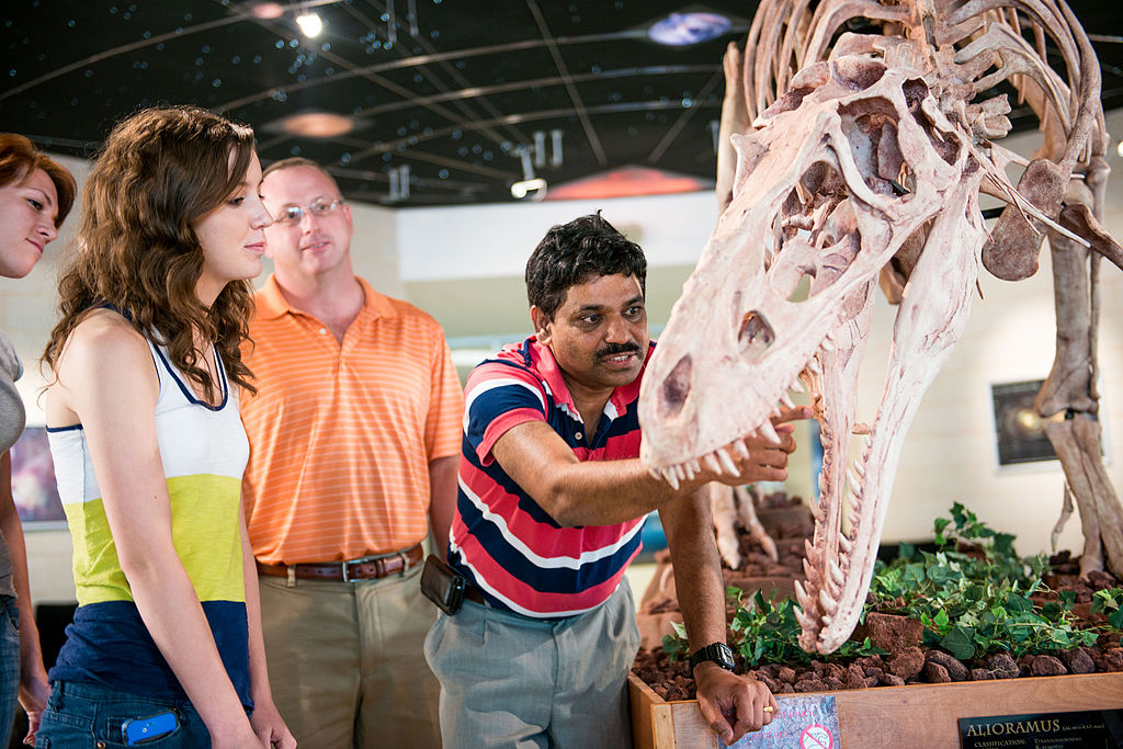 Dinosaur exhibit at Texas A&M University–Commerce