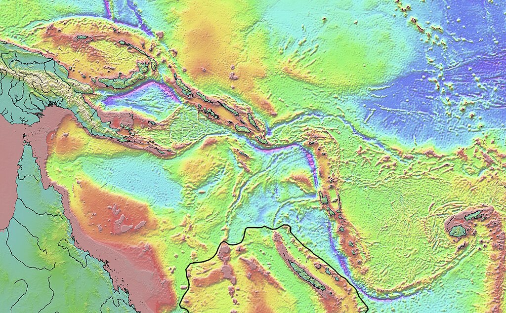 Coral Sea Topography