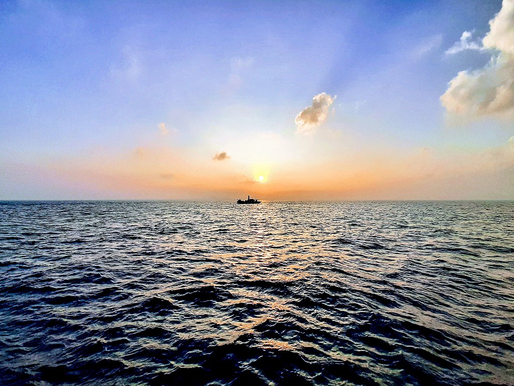 Indian Ocean - Sri Lankan coastal line