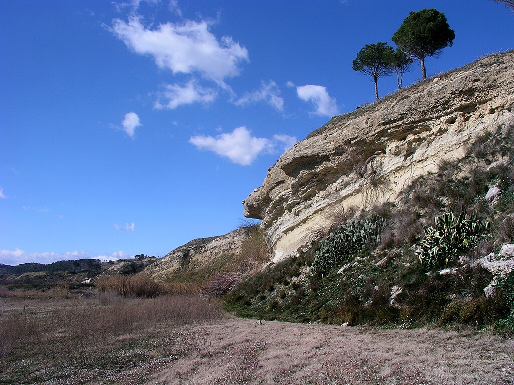 Miocene formations near the Saint-Christol chapel, Nissan-lez-Ensérune, Hérault, France.