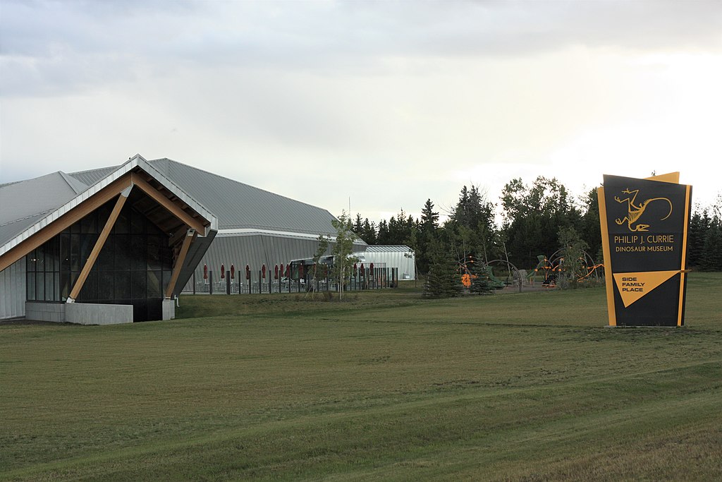 Philip J. Currie Dinosaur Museum exterior