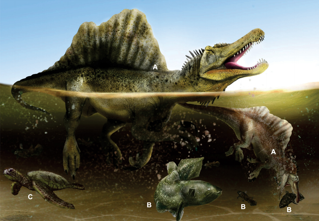 Spinosaurus palaeoecological reconstruction