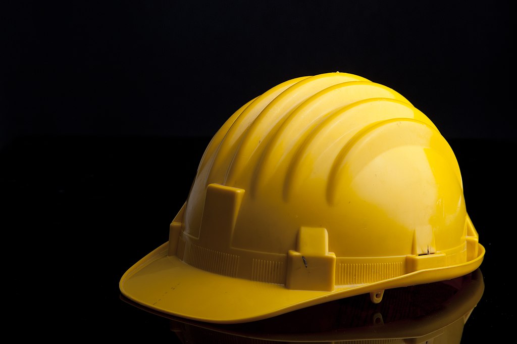 Yellow hard hat