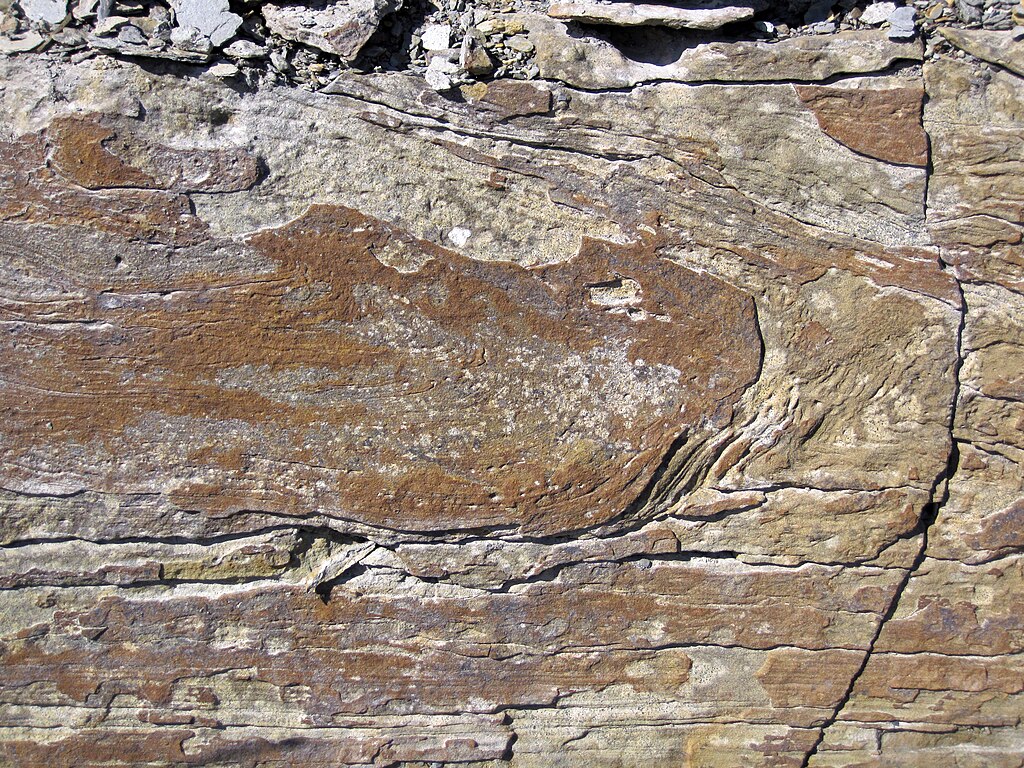 Soft-sediment deformation in sandstone