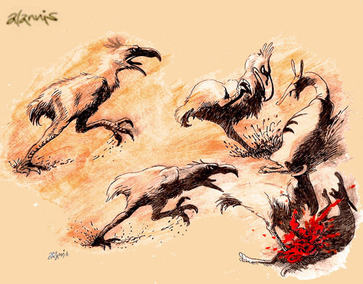 Phorusracid killing technique