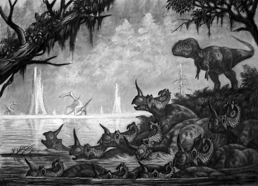 Centrosaurus herd