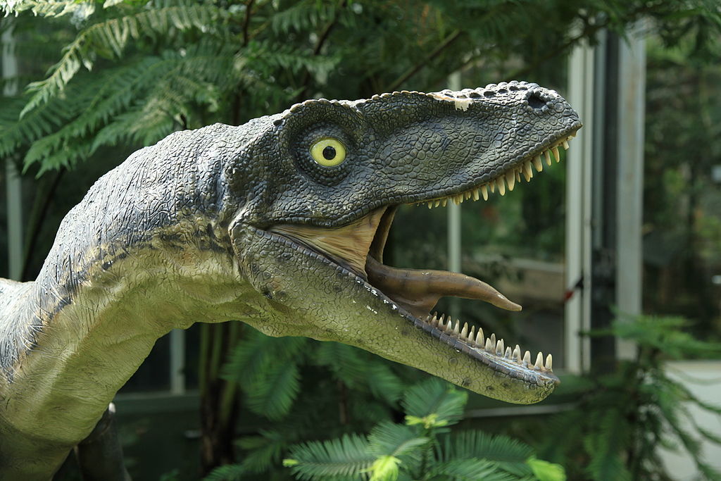 green dinosaur