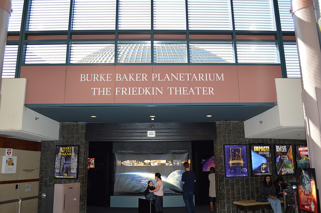 Entrance to the Burke Baker Planetarium in the Houston Museum of Natural Science
