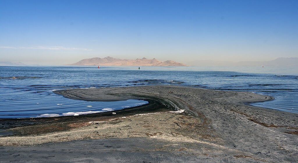 Great Salt Lake at Great Salt Lake State Park, Utah