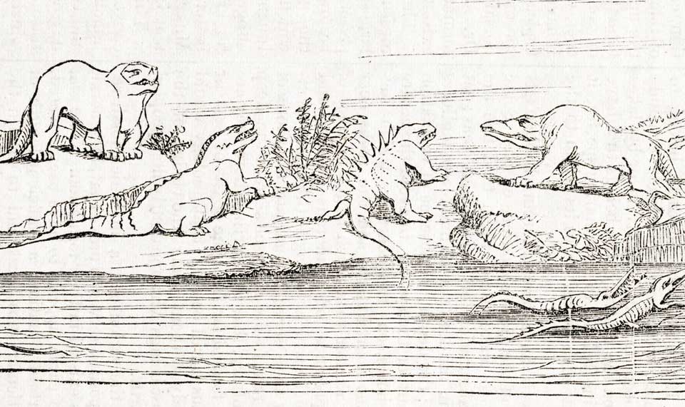 Victorian Moral Dinosaurs (image credits: wikimedia)