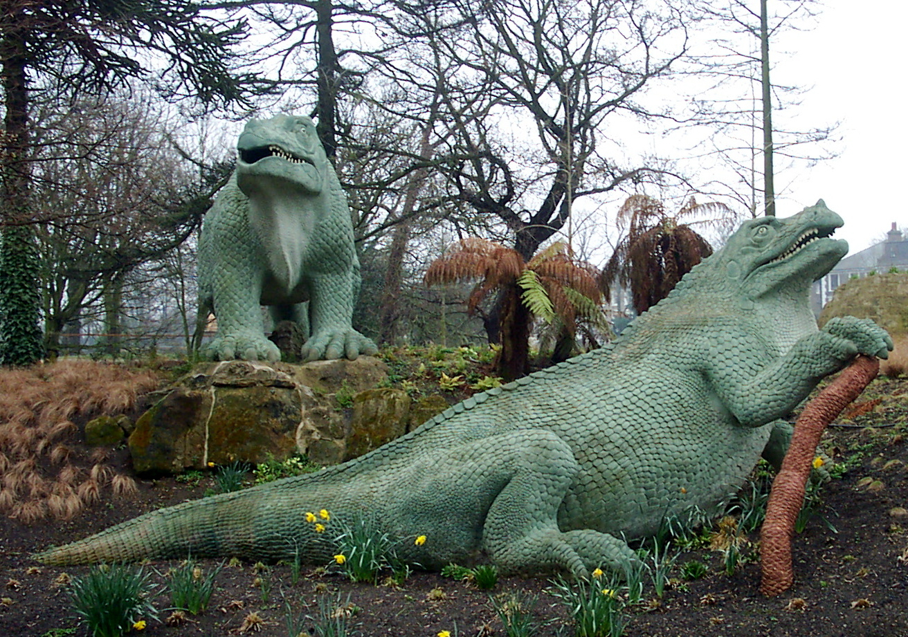 The Crystal Palace Dinosaurs Spark Controversy (image credits: wikimedia)