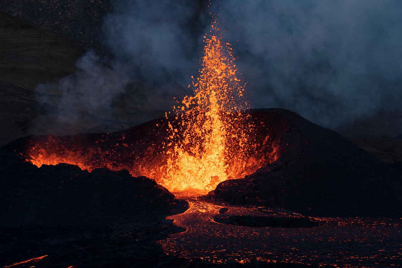 Volcanic Activity and Catastrophic Burial (image credits: pixabay)