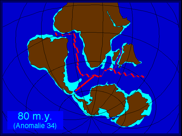 The End-Cretaceous Impact and Continental Positions (image credits: wikimedia)