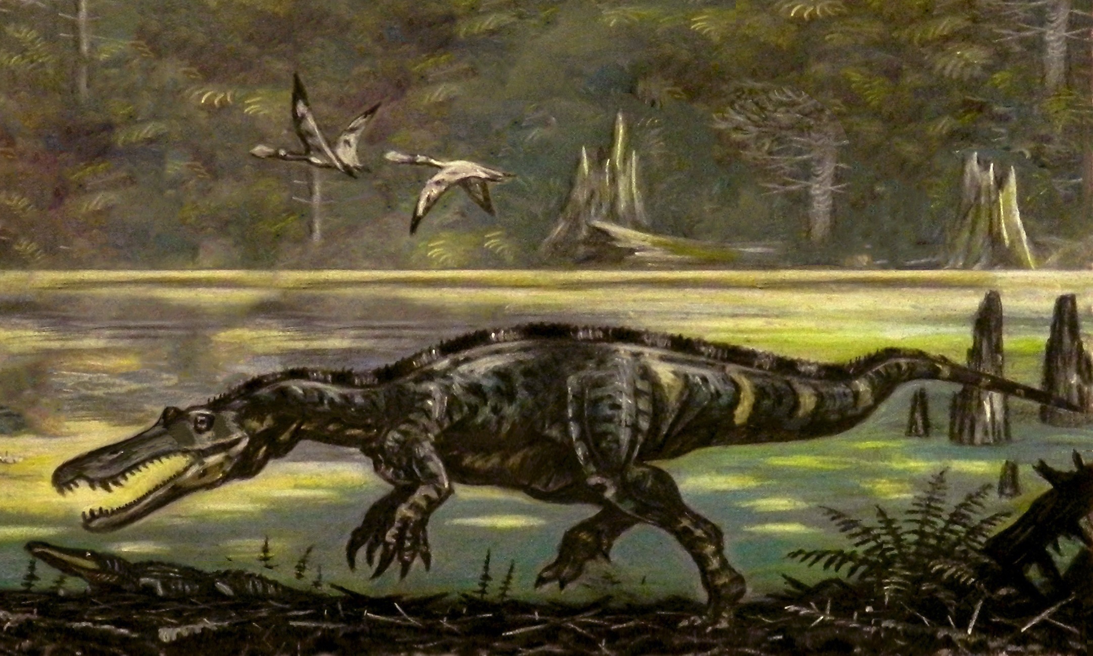 The Dinosaur That Fished Like a Modern Heron (image credits: By Андрей Белов, CC BY 3.0, https://commons.wikimedia.org/w/index.php?curid=74712043)