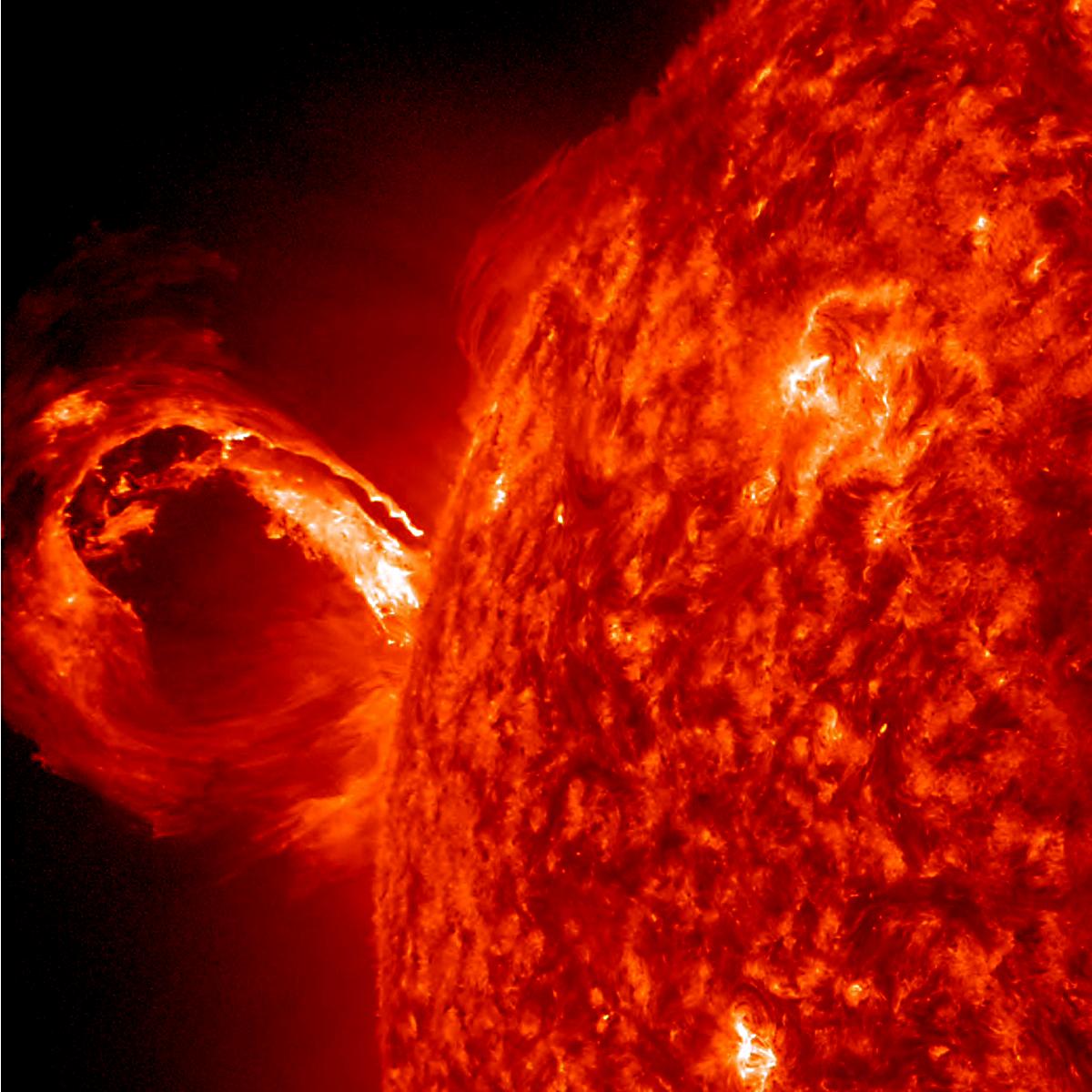 The Great Coronal Mass Ejection (image credits: wikimedia)