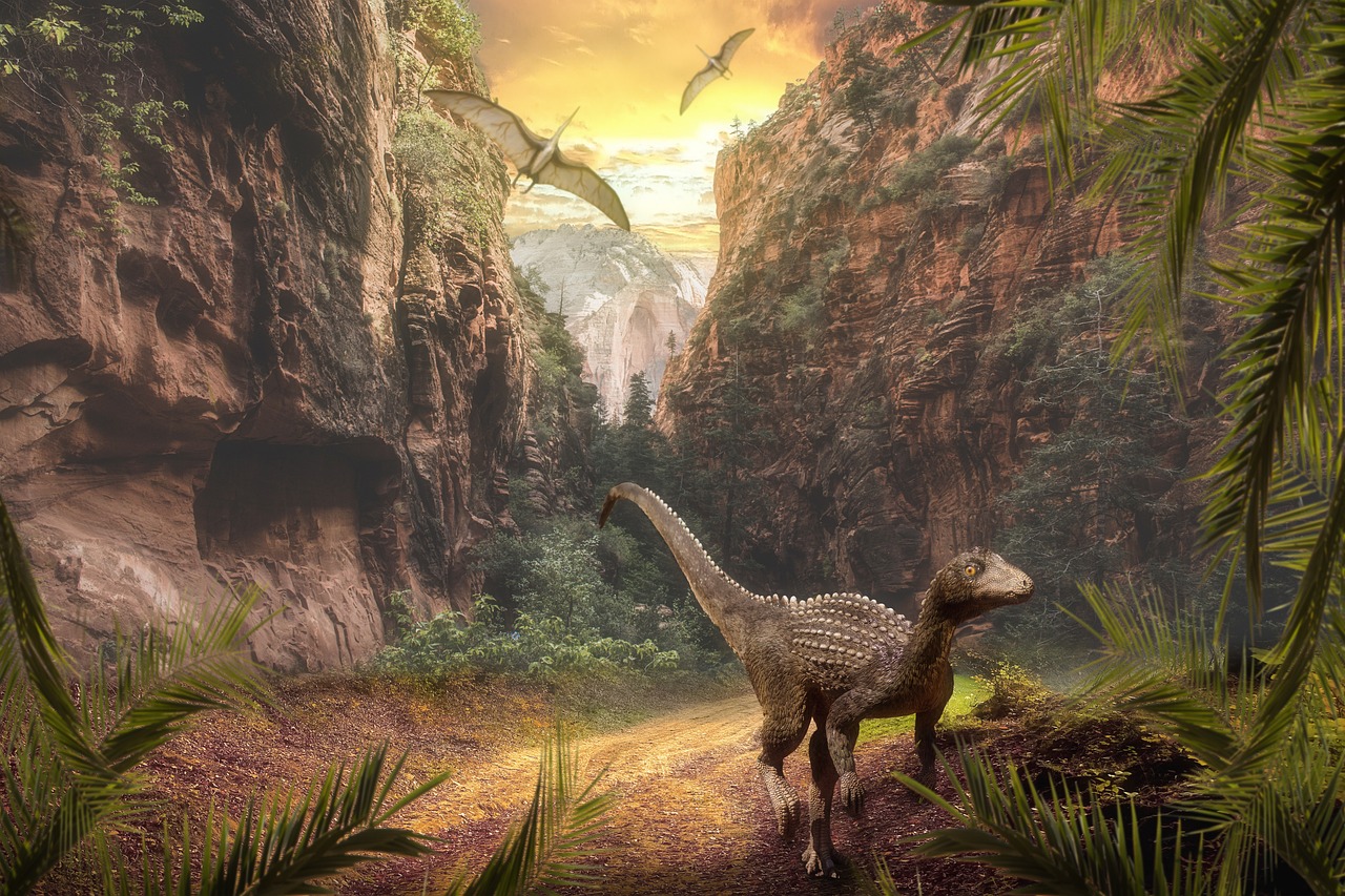 The Pulp Era and Dinosaur Adventures (image credits: pixabay)