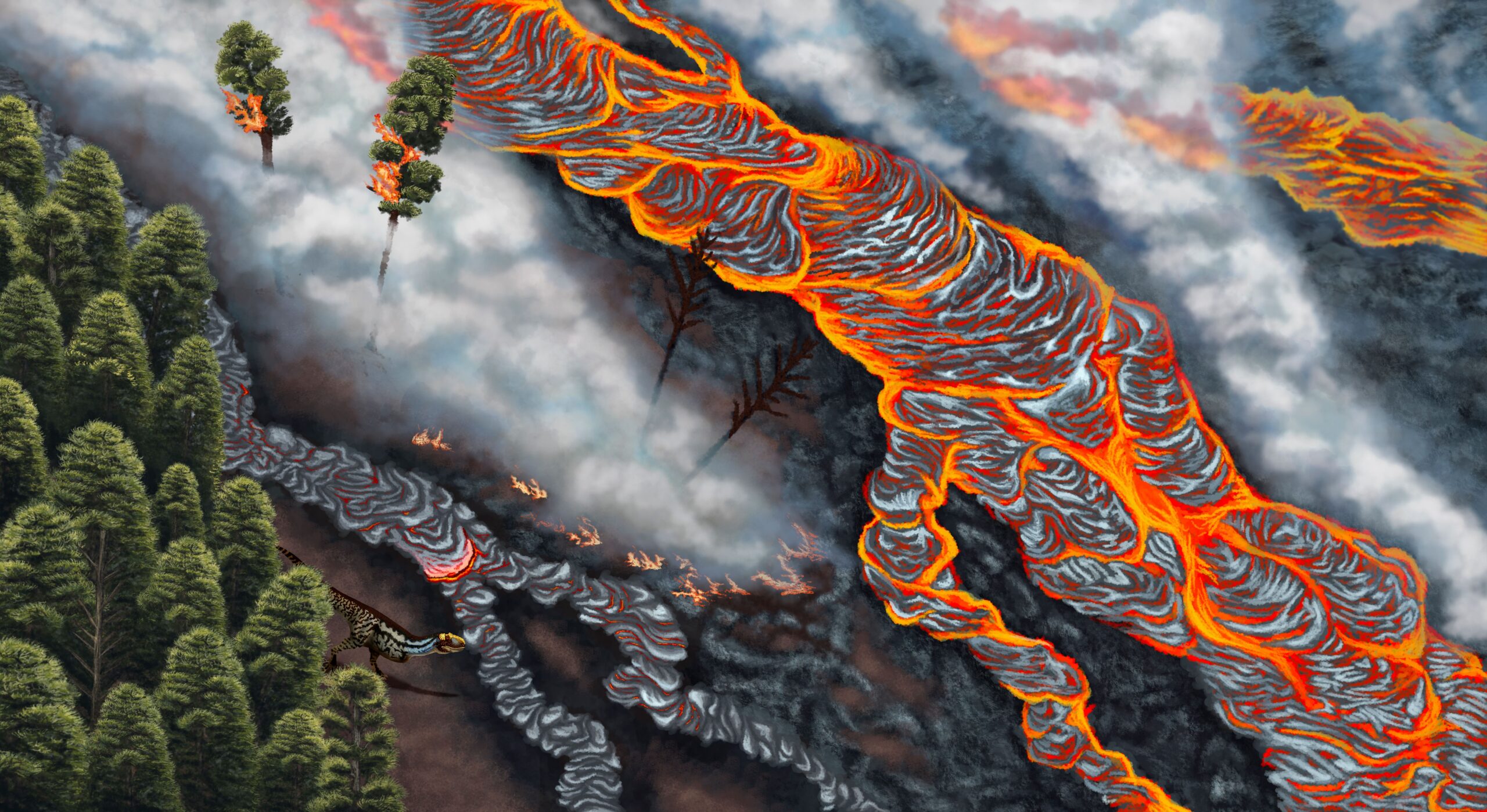Volcanic Winters and Dinosaur Resilience (image credits: By Leonardo HerSan, CC BY-SA 4.0, https://commons.wikimedia.org/w/index.php?curid=114518575)