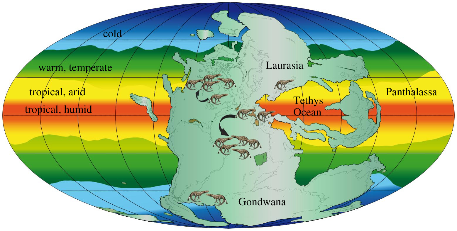 Pangaea's Continental Configuration (image credits: wikimedia)