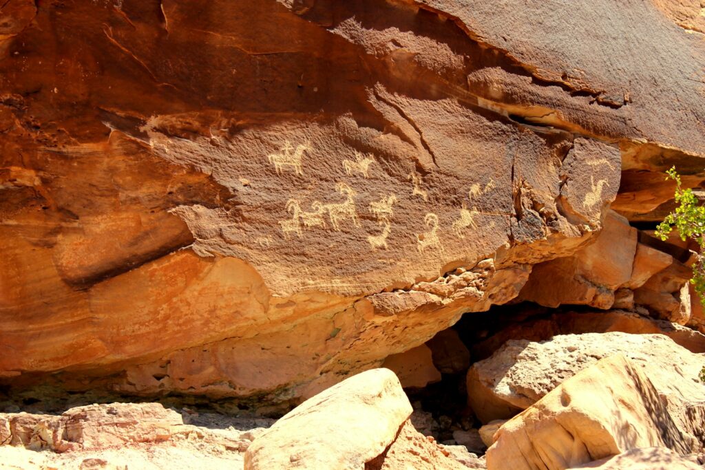 a large rock formation