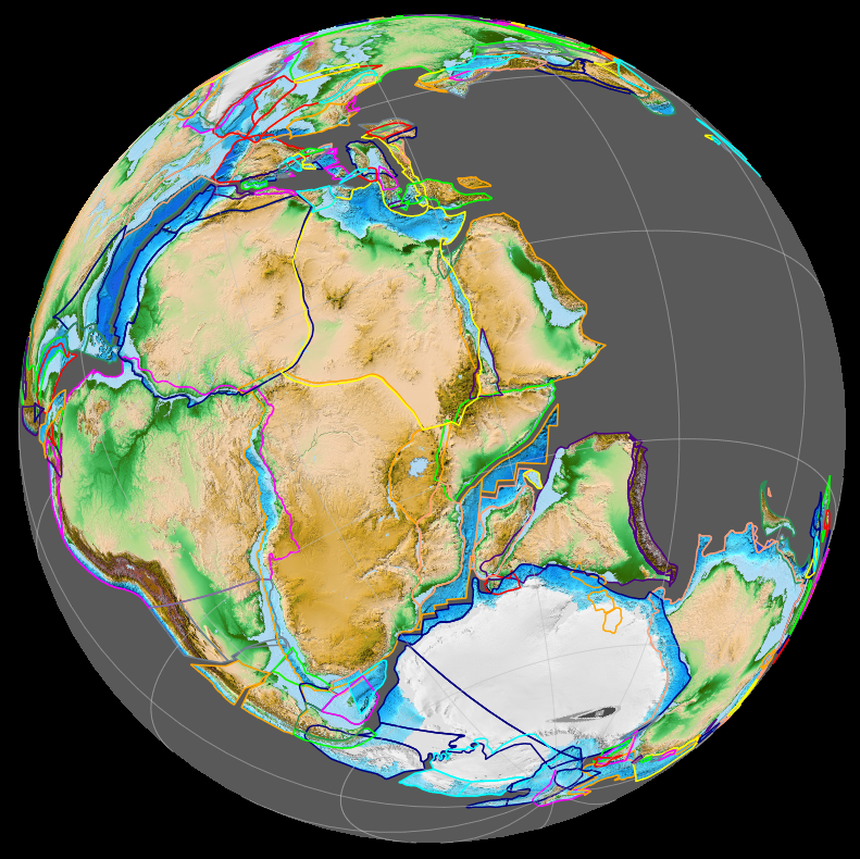 Continental Breakup Unleashed New Environments (image credits: wikimedia)