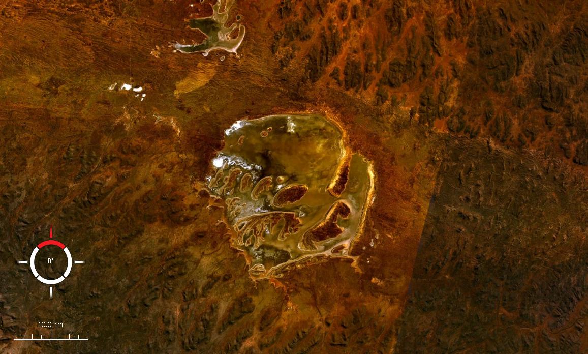 Acraman Crater - Australia's Ancient Scar (image credits: Acraman crater. Source: Wikimedia Commons)