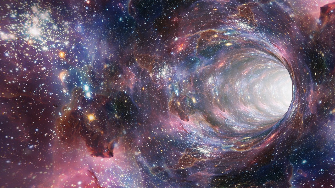 Wormholes Might Connect Different Moments in Time (image credits: pixabay)