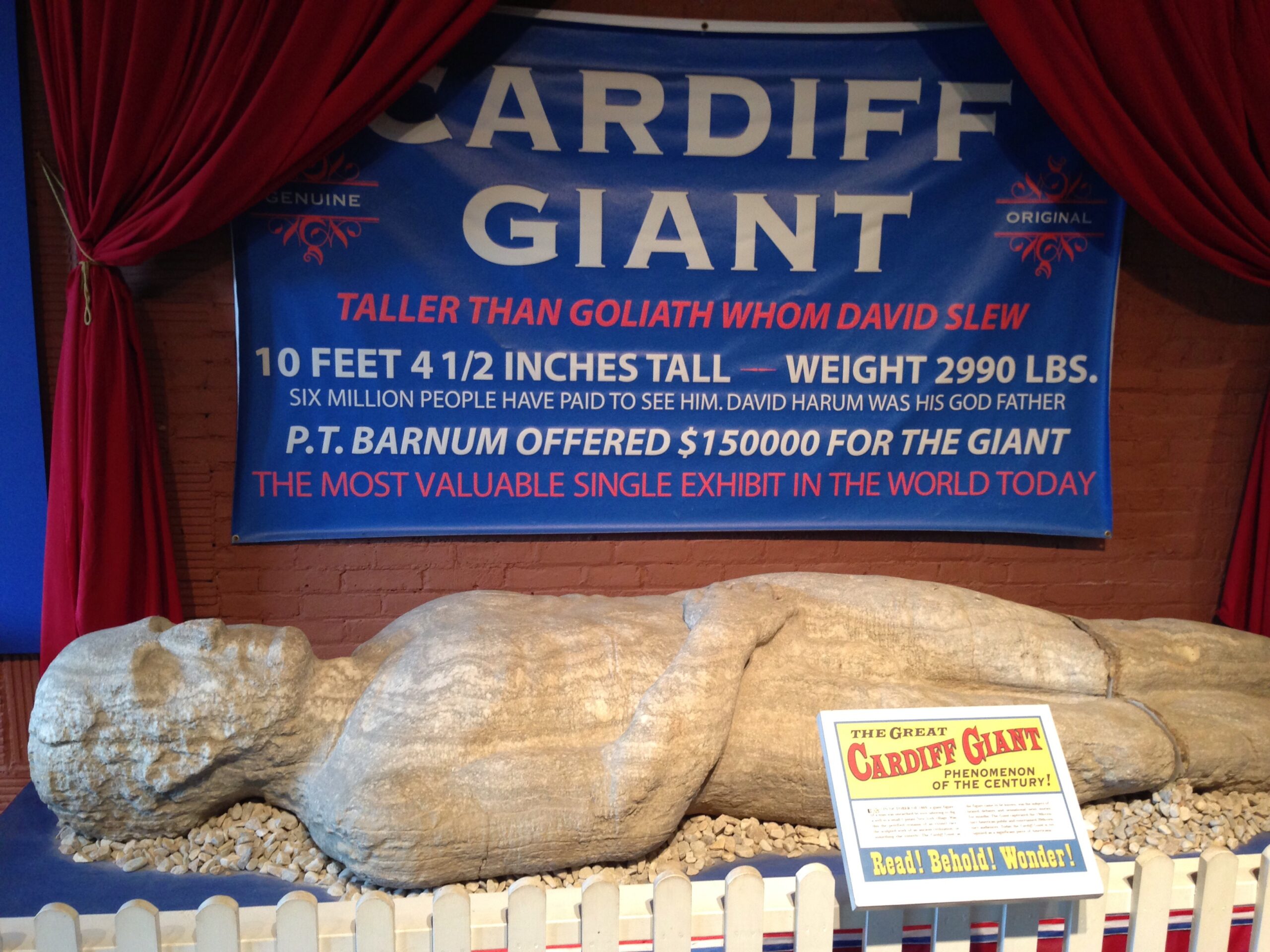 The Cardiff Giant: America's Greatest Giant Hoax (Image Credits: Wikimedia)