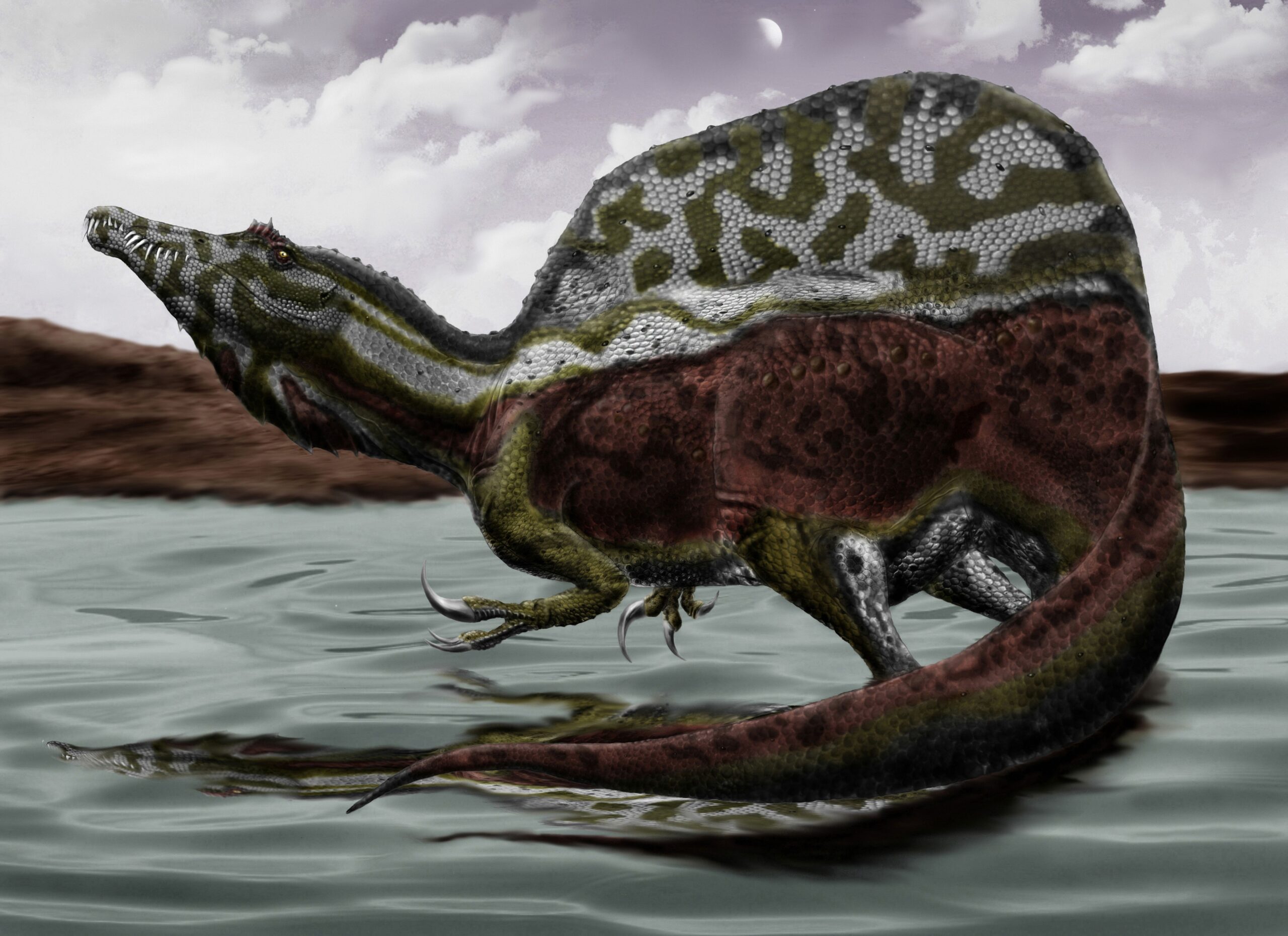 Spinosaurus - From Land Monster to Aquatic Predator (Image Credits: Wikimedia)