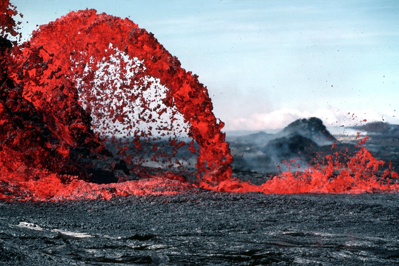 Volcanic Activity Enriching Ocean Chemistry (Image Credits: Pixabay)