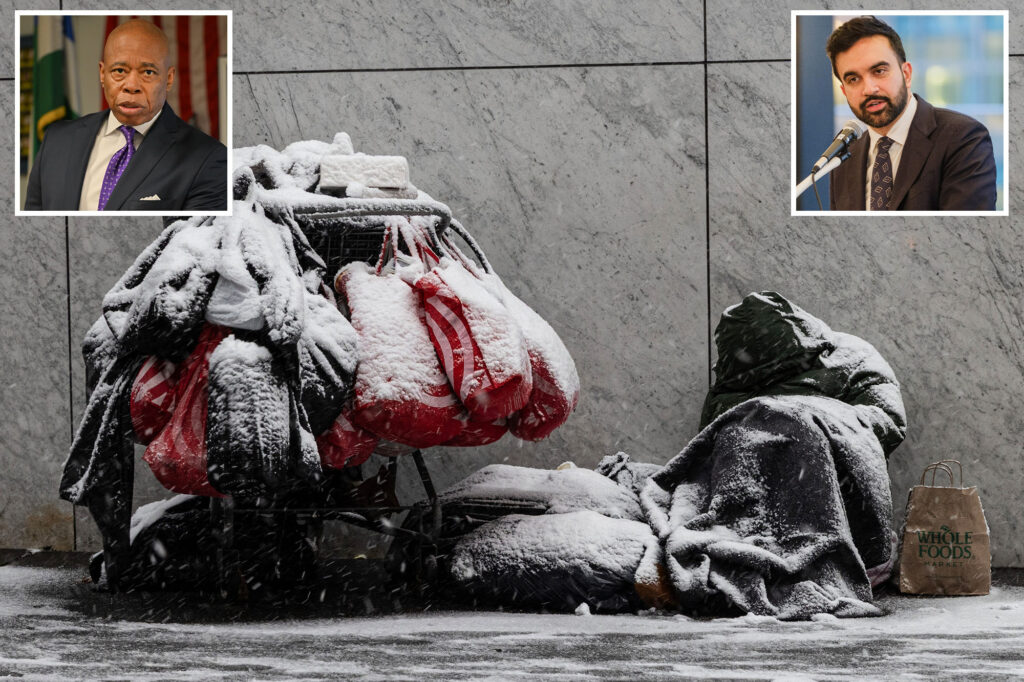 Eric Adams warned Zohran Mamdani to keep homelessness ‘under control’ – before mayor-elect said he’d end street encampment sweeps
