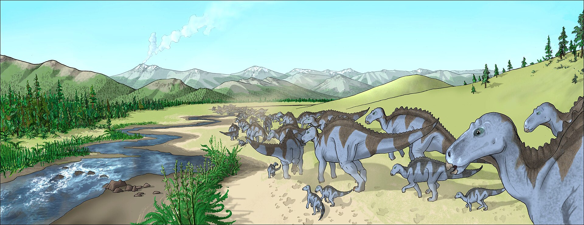 1. Some Dinosaurs Likely Traveled in Massive Herds