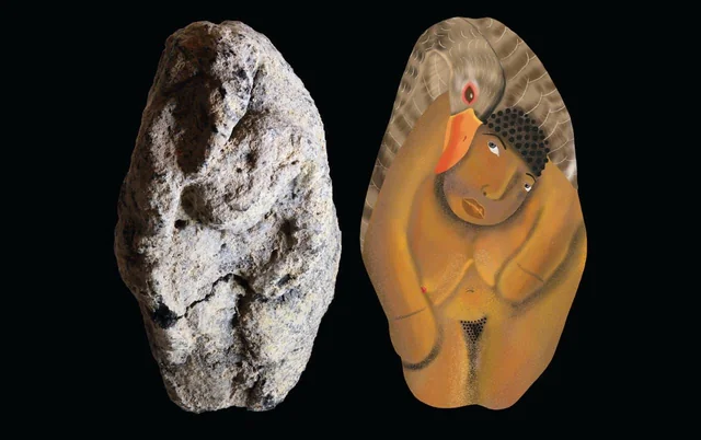 6. The Natufian Human-Goose Figurine, Israel