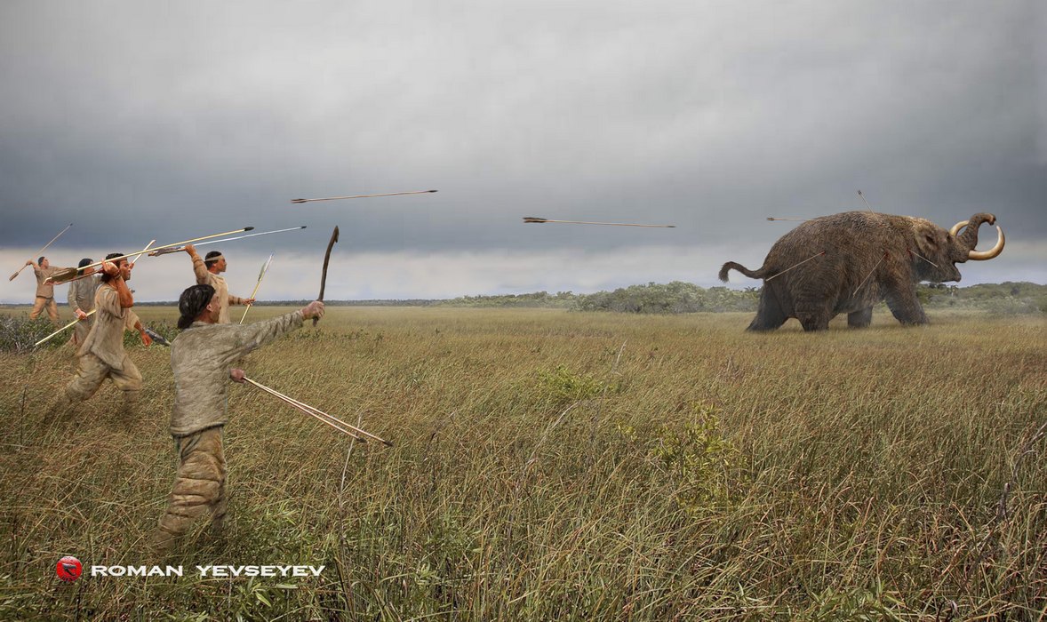 2. When Mastodons Became Targets For Early American Hunters (Image Credits: Wikimedia)