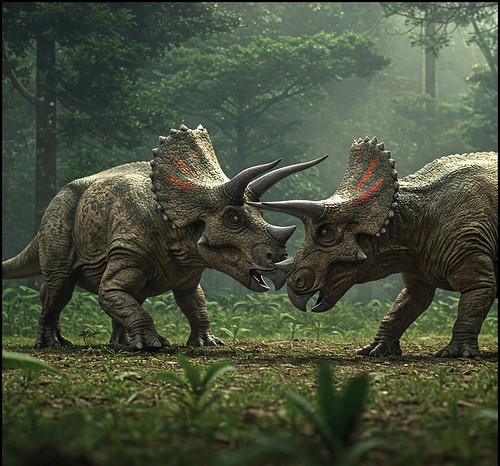 Herbivore-on-Herbivore Battles: Ceratopsians vs. Ceratopsians