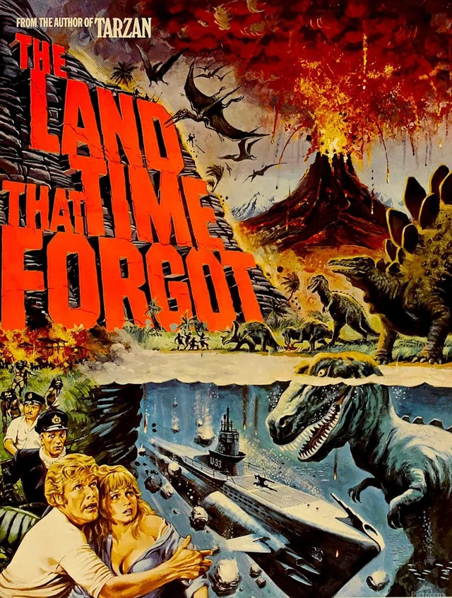 4. The Land That Time Forgot (1974) – Pterosaurs on Wires and Rubber Monsters