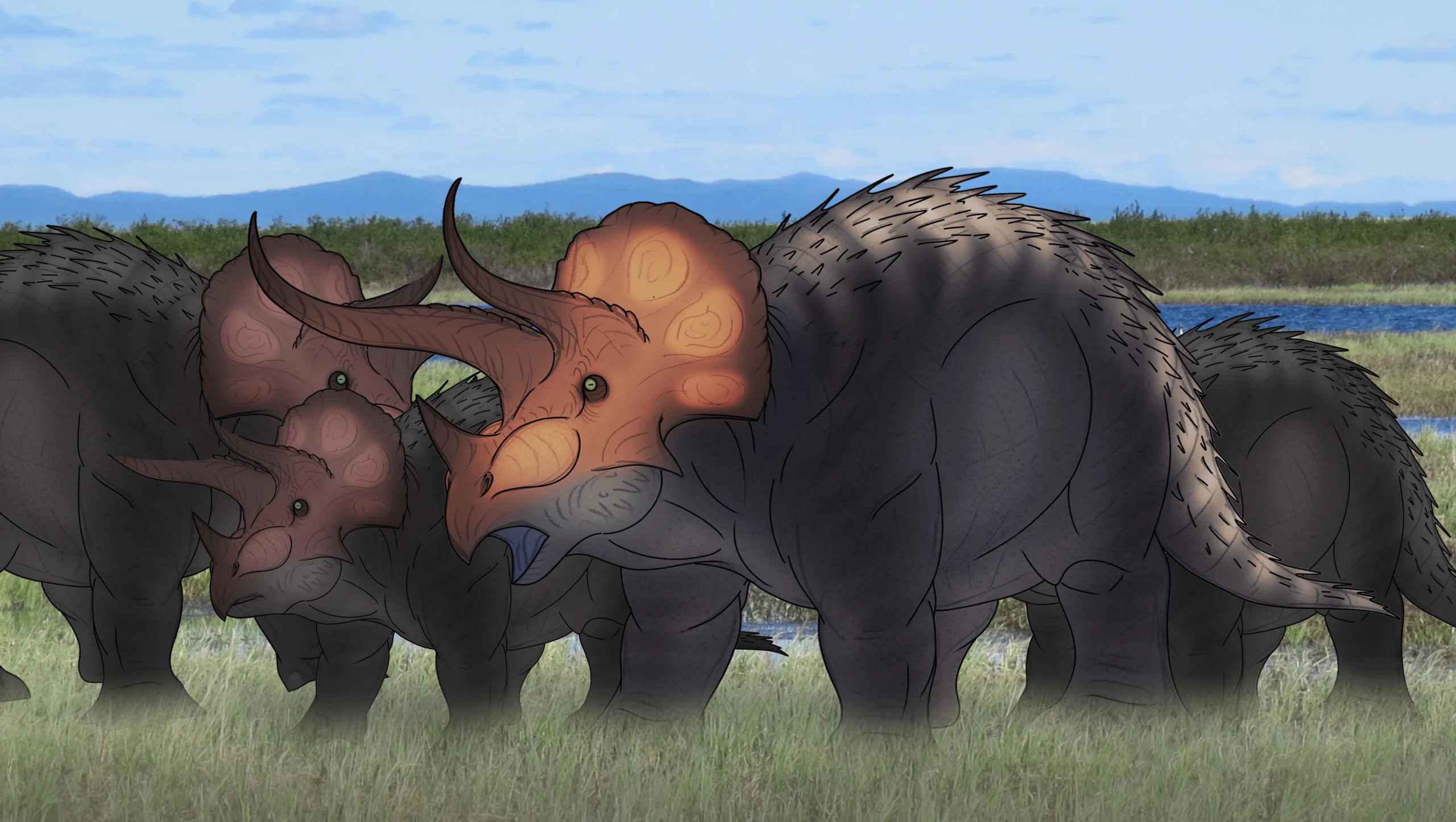 9. Ceratopsians Like Triceratops: Big Herds, Big Brains (Relatively)
