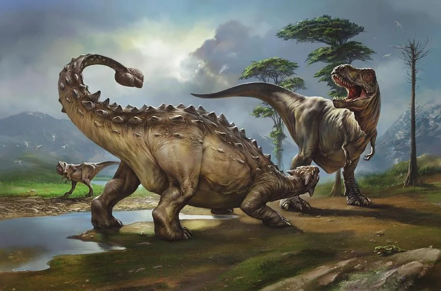 Ankylosaurus vs. Large Theropods: The Club Tail’s Crushing Power