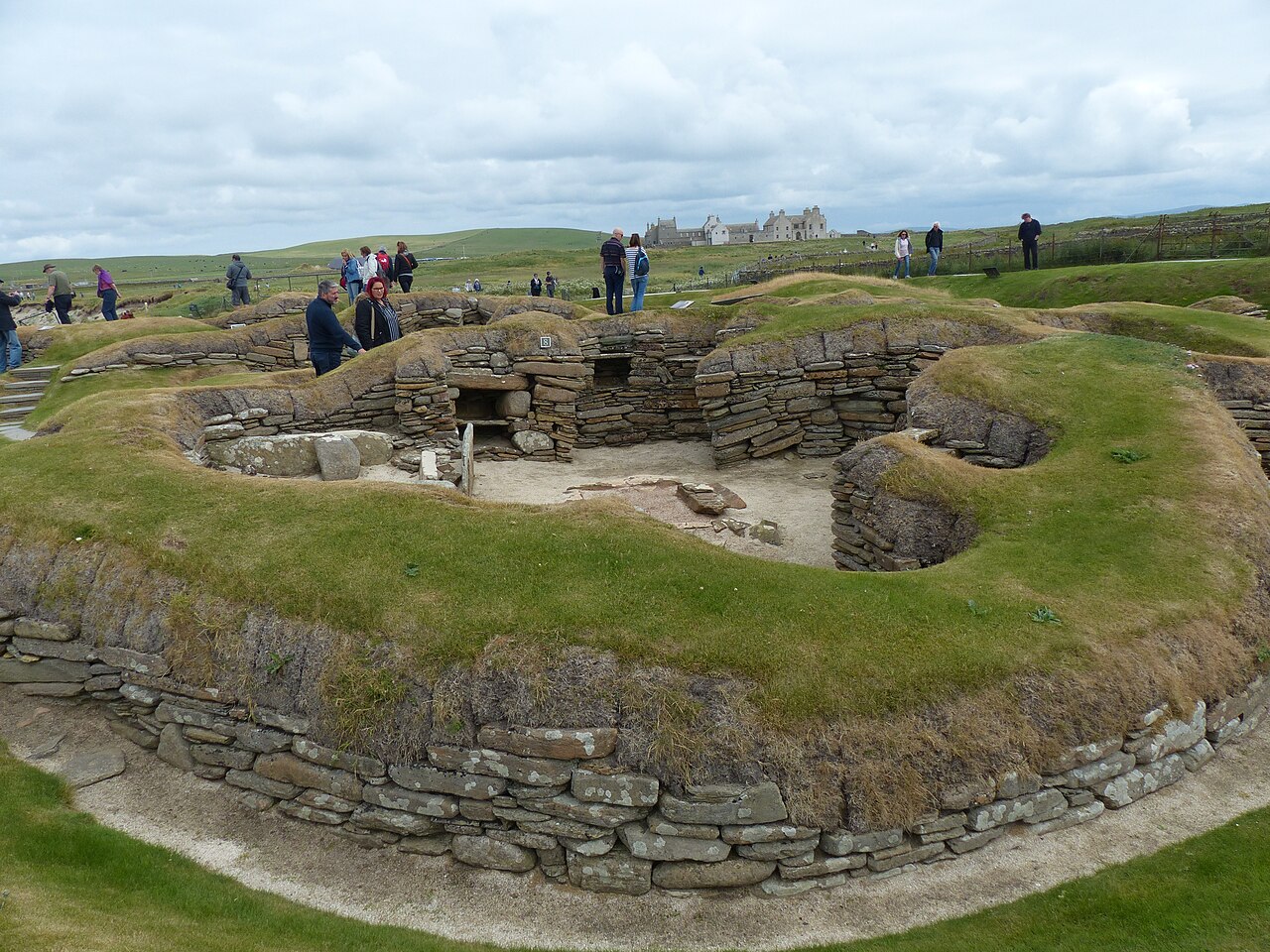 2. They built houses and “neighborhoods” that did not look primitive at all