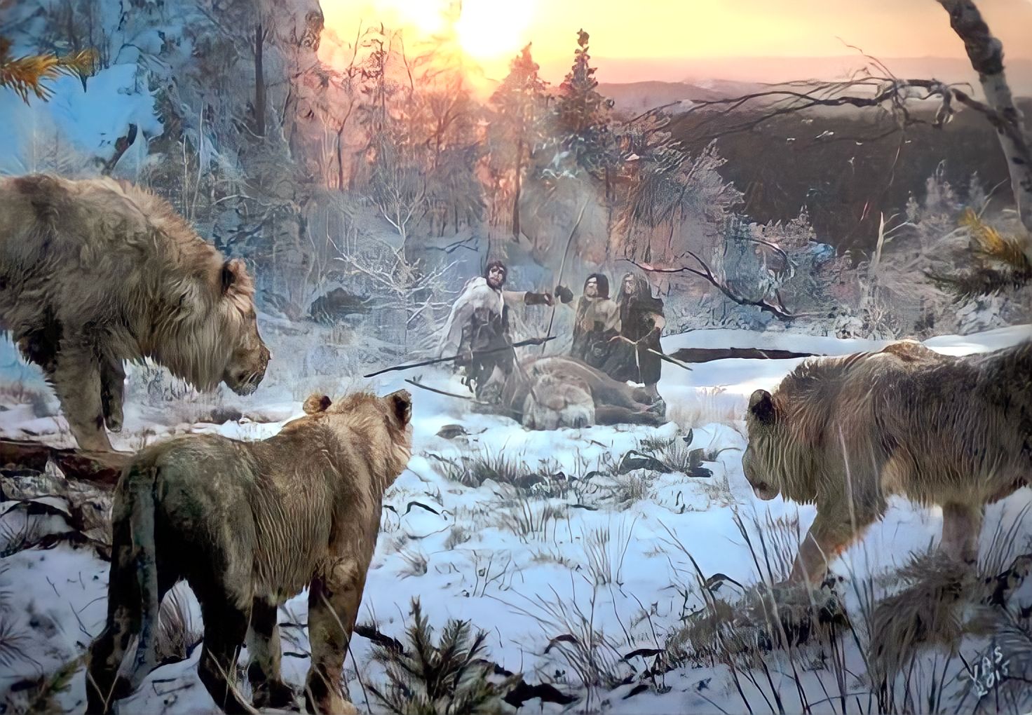 Early humans, cave lions, and cave bears: sharing shelters with rivals 