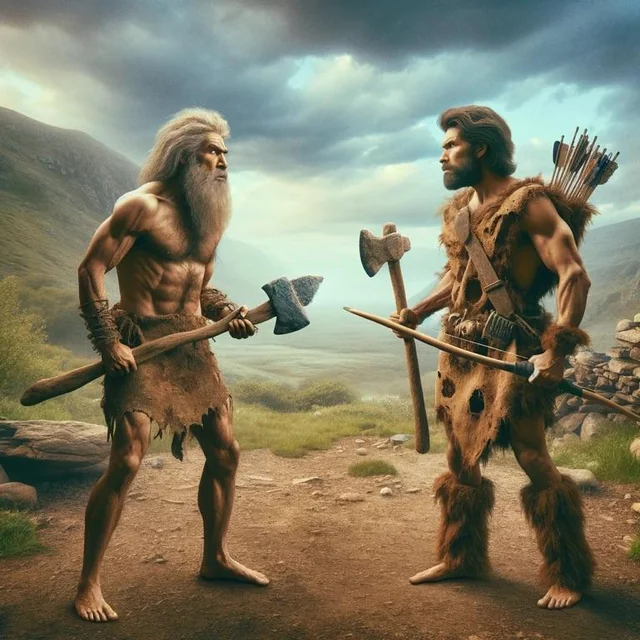 Cavemen With Gym‑Bro Bodies and Modern Combat Skills 