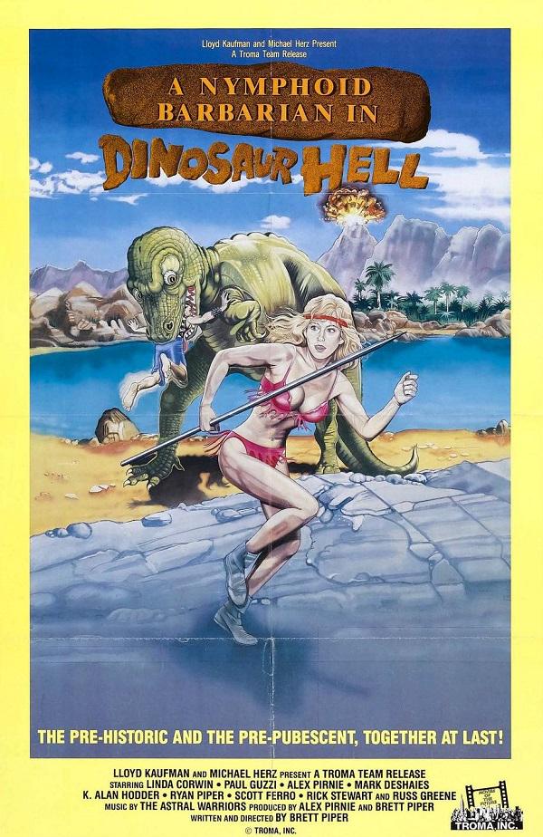 A Nymphoid Barbarian in Dinosaur Hell (1990): The Title Says It All