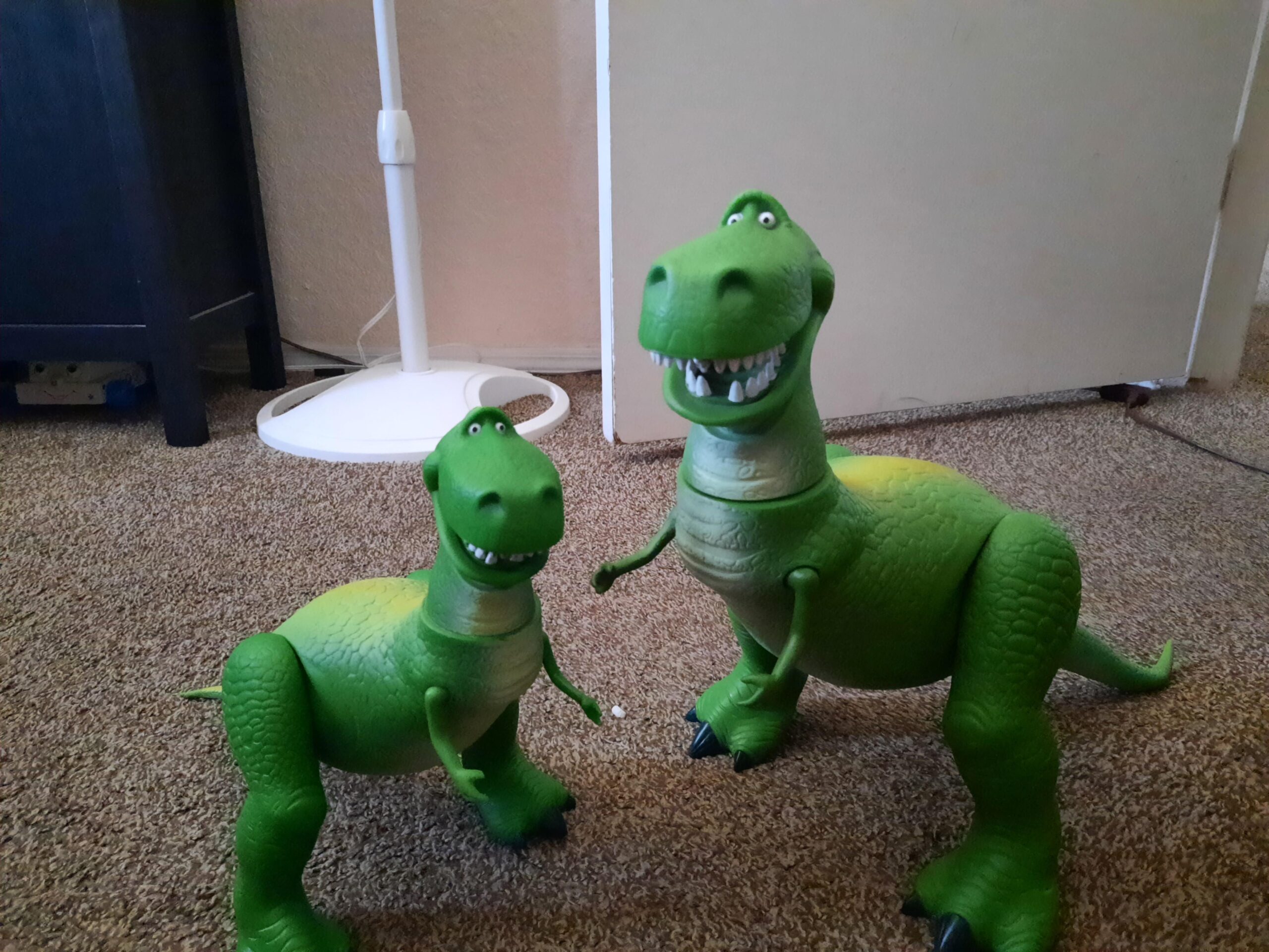 A cowardly T. Rex in a world that expects a monster