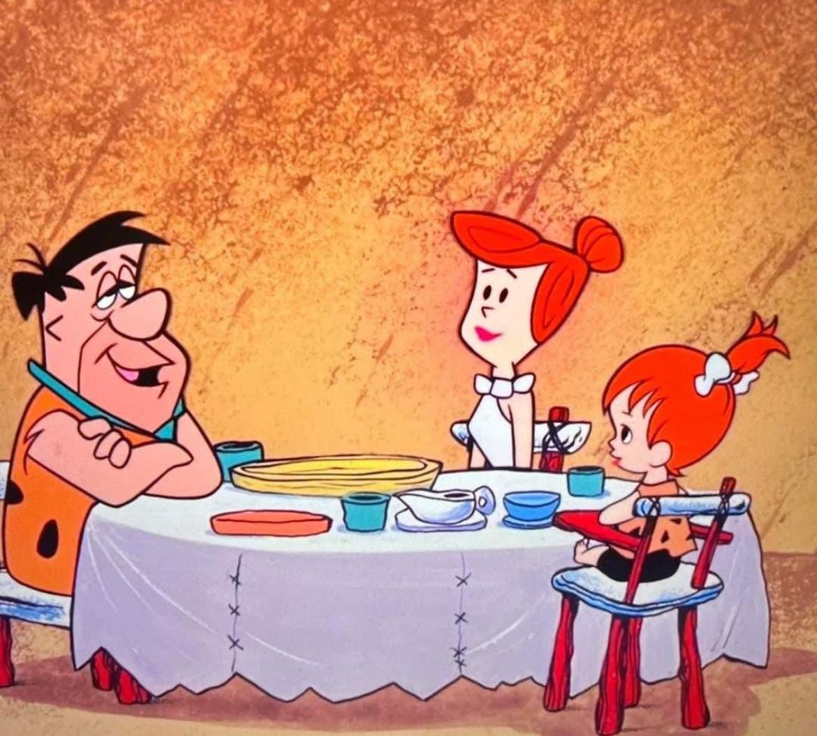 The 1960s Dinner Table Smuggled Into The Stone Age
